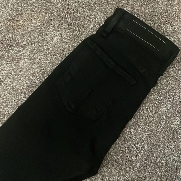 rag & bone nina high rise skinny black denim size 24 - Picture 8 of 16